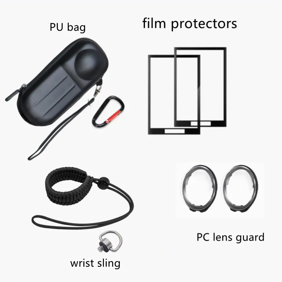 Insta360 X4 Air Protective Case, Lens Cap & Cage Kit