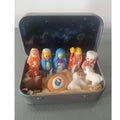 Handmade Wooden Christmas Nativity Scene Box Ornament | Xmas Christmas Nativity Ornament Oasis Select Red One Size
