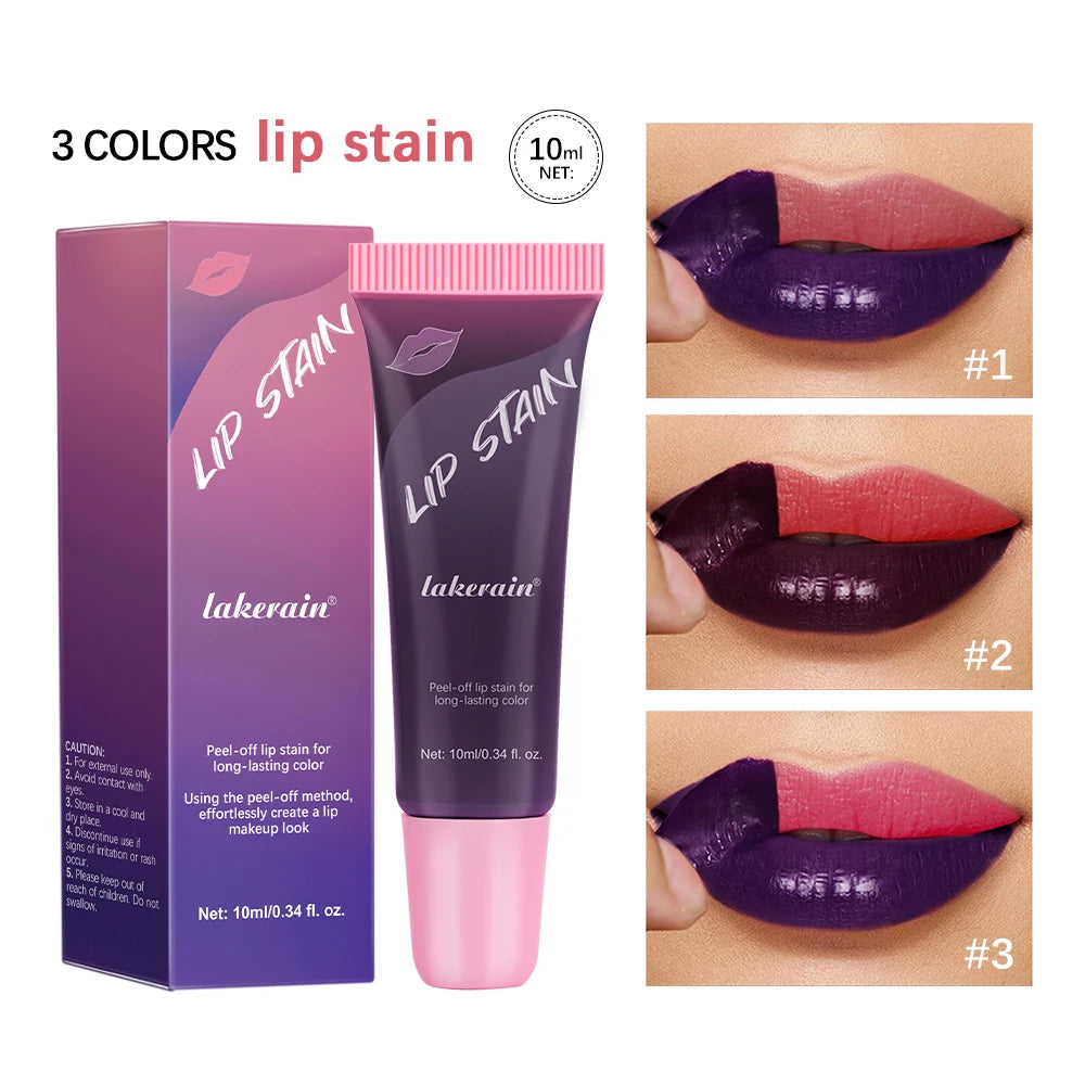 Peel Off Lip Stain Tint – Waterproof Matte Long-Lasting Peel Off Lip Stain Oasis Select