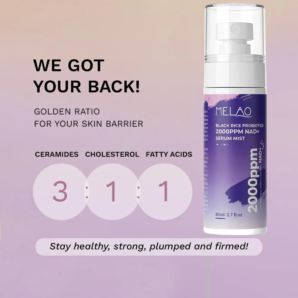 Black Rice Probiotics NAD+ Barrier Essence – Plumping Face Serum