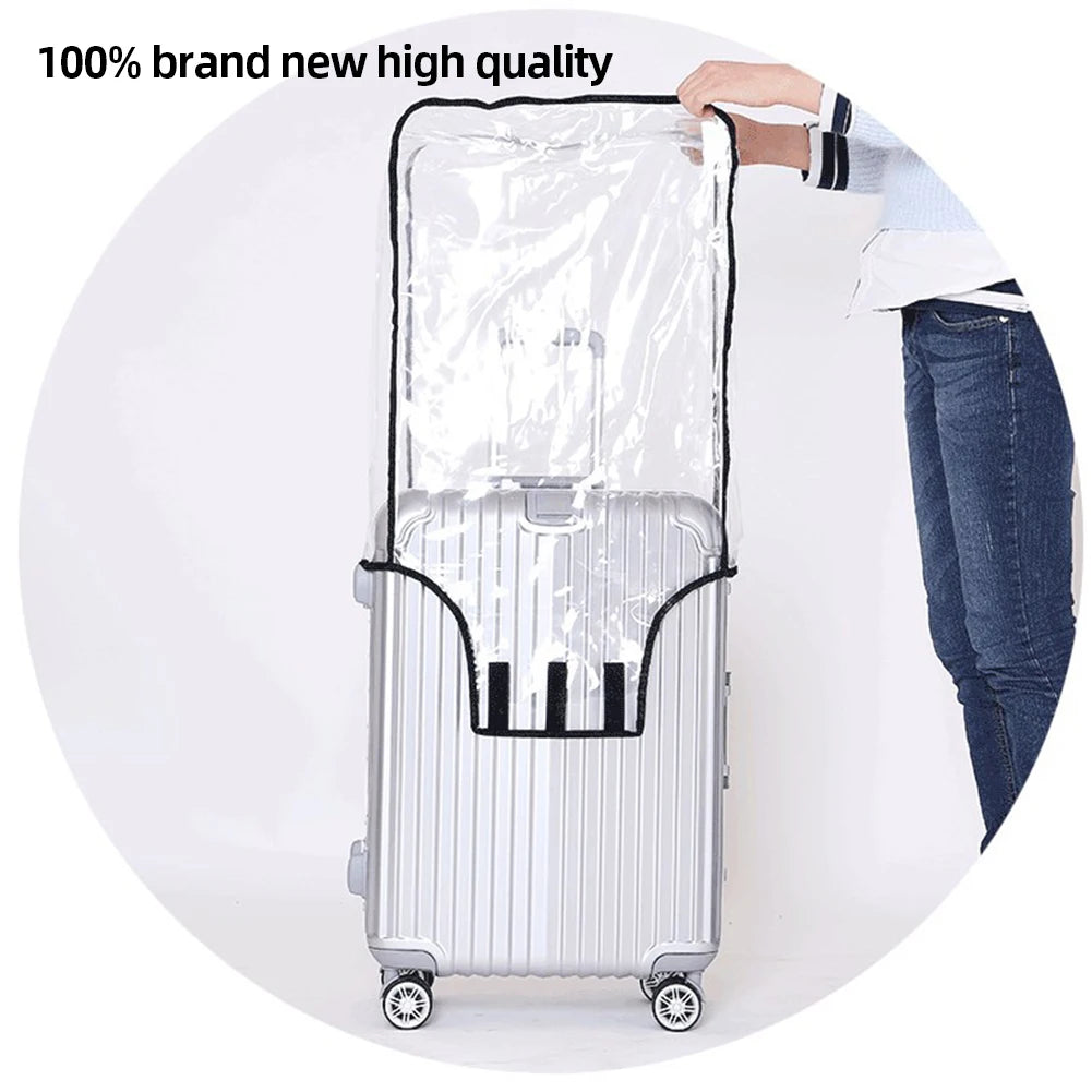 Clear PVC Suitcase Cover Protector 18–30 Inch | Waterproof Luggage Cover Oasis Select