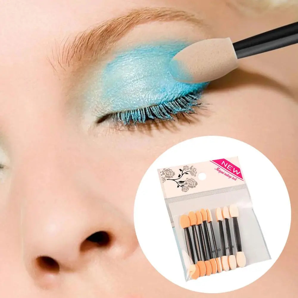 Disposable Eyeshadow Applicator Sticks – Double-Sided Sponge Eyeshadow Applicator Oasis Select