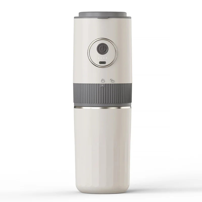 Hot Style Grinding and Hand-brewed Coffee Machine Electric Bean Grinder Outdoor Portable Grinder Hand-brewed Coffee Machine Oasis Select white