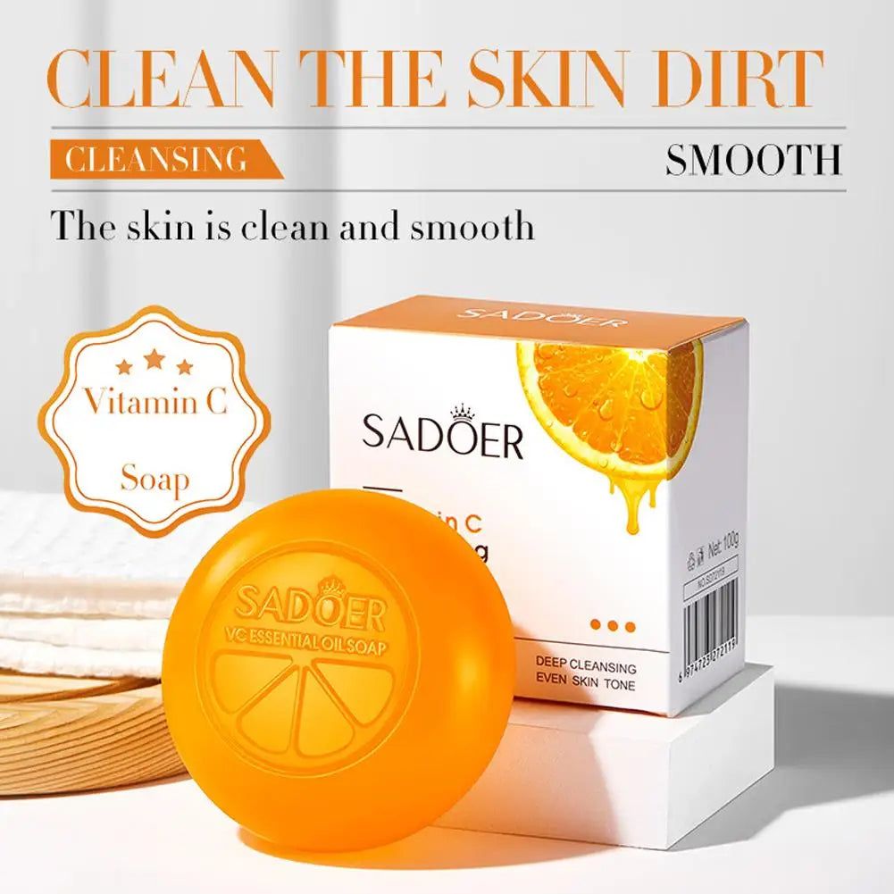Vitamin C Brightening Soap Bar – Face & Body Glow 100g Brightening Soap Bar Oasis Select