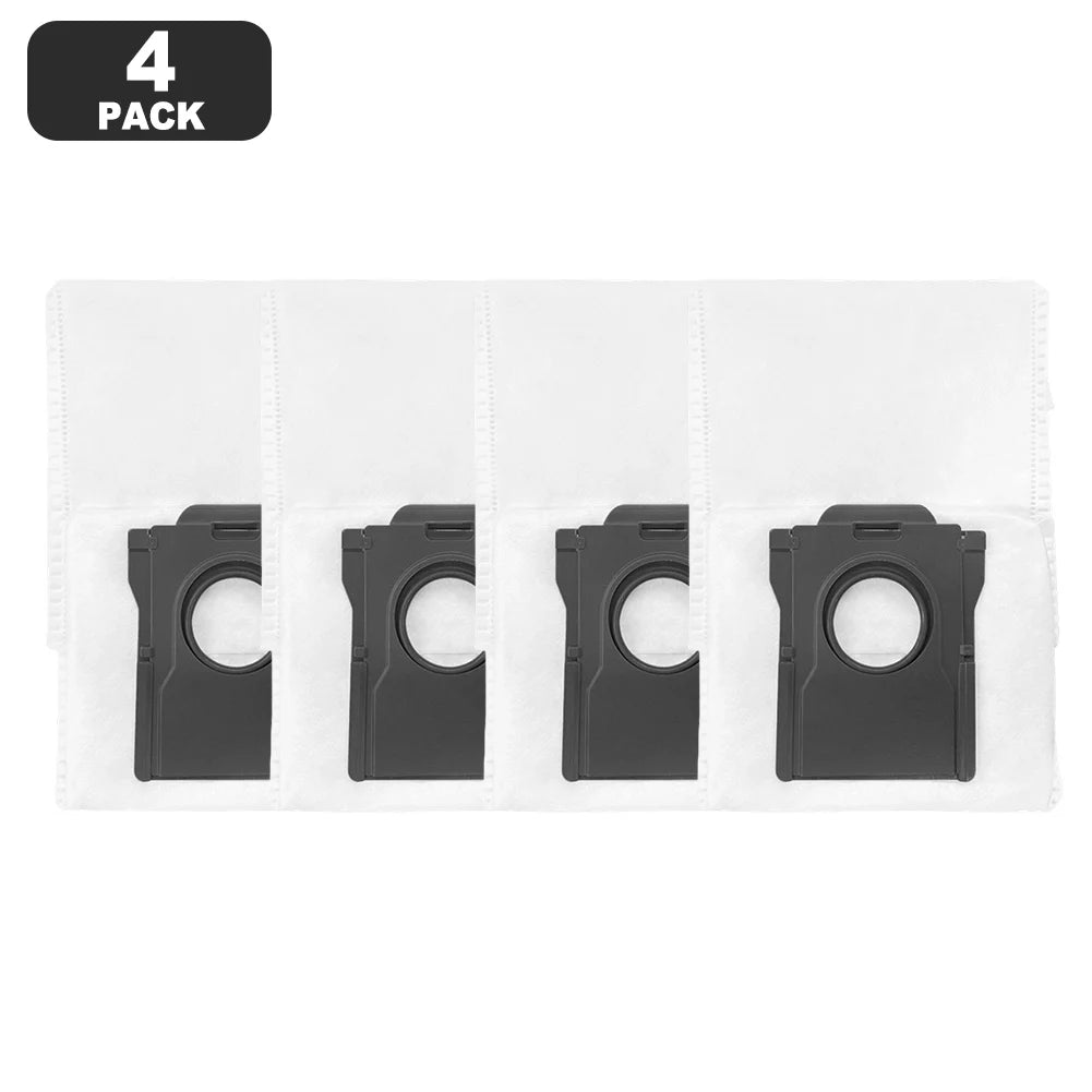 Replacement Dust Bag For Mova Mobius 60 Robot Vacuum Cleaner 4/10Pcs Disposable Non Woven Fabric Filter For Auto Empty Station Oasis Select 4 PACK