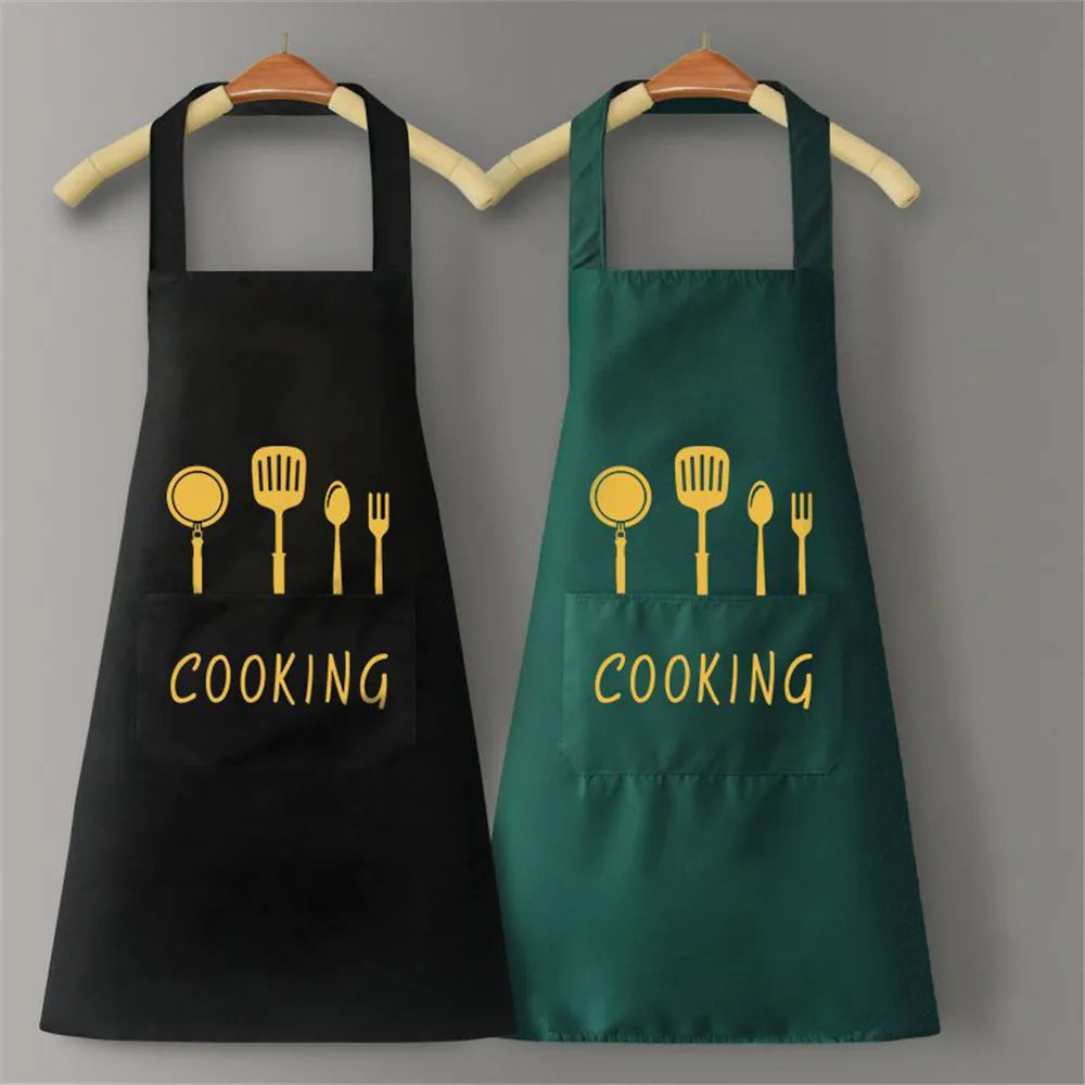 Kitchen Household Cooking Apron Men Women Oil-Proof Waterproof Adult Waist Fashion Coffee Overalls Apron Kitchen Accessories Oasis Select
