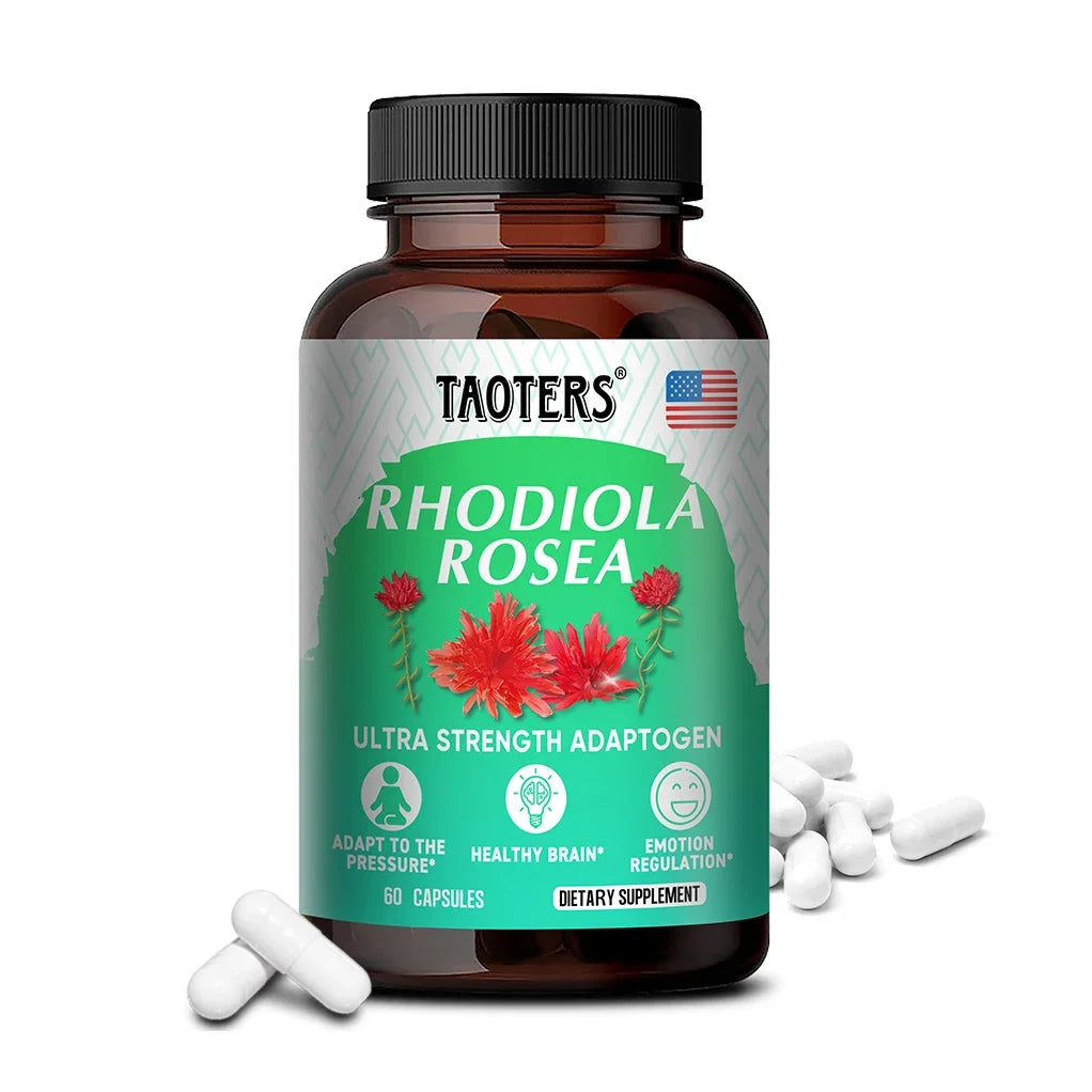 Rhodiola Rosea 1000mg Capsules – Energy, Brain & Mood Support