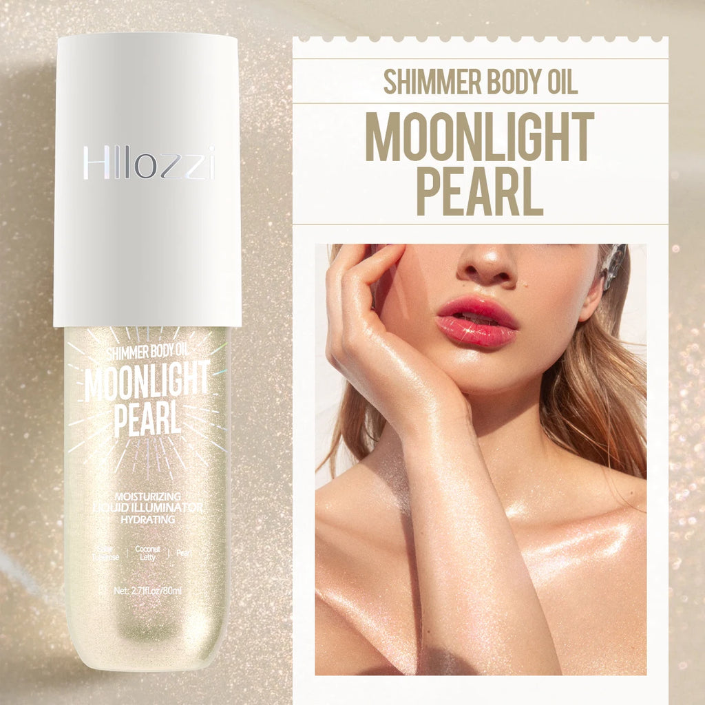 This shimmering body highlighter has a beautiful, subtle shimmer and is perfect for parties and gatherings. Oasis Select MOONLIGHT PEARL 80g