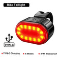 COB Bike Taillights USB Rechargeable Bicycle Safety Warning Light MTB LED Front Rear Headlight Waterproof Cycling Lamp Set Oasis Select Bike red Taillight