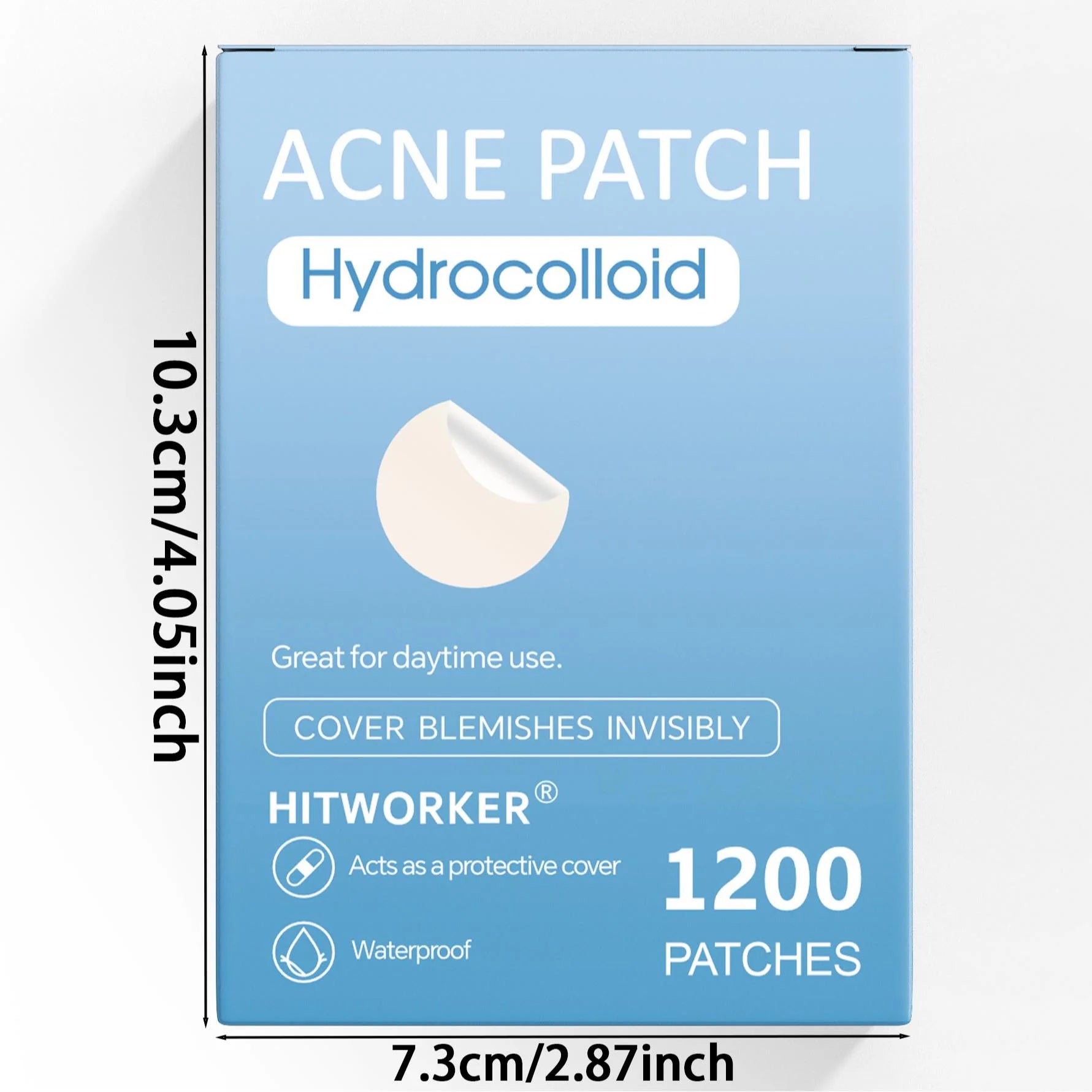 1200 PCS Transparent Acne Patches, Gentle and Non-Irritating, Cover Acne and Pimples, Ultra-Thin, Water-Resistant Oasis Select