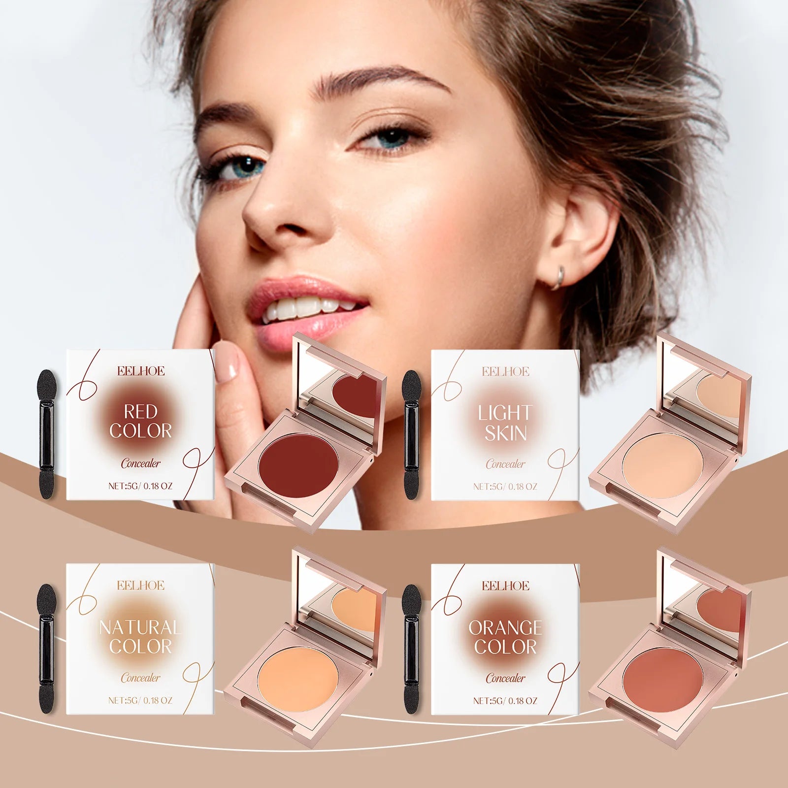 Eelhoe Lightweight Concealer Cream – Flawless Full Coverage