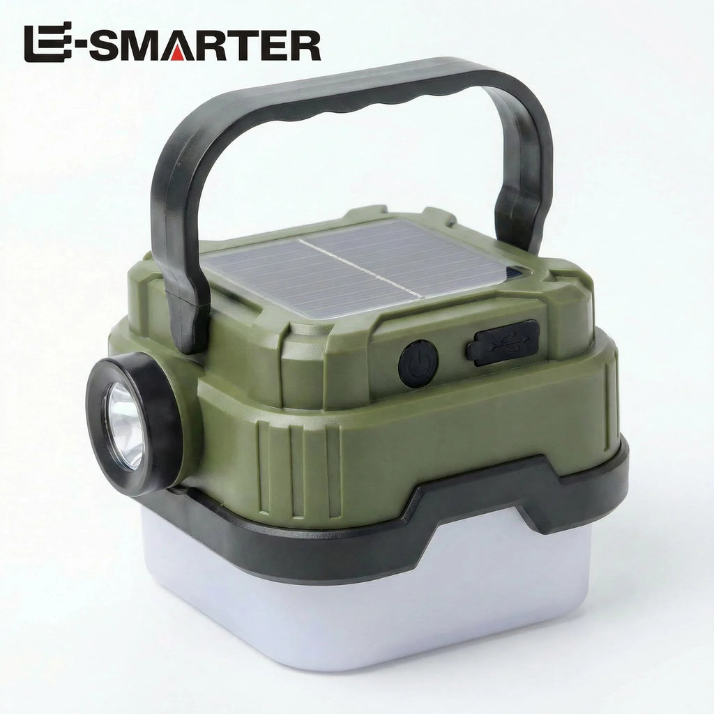 Portable Solar Camping Light Square Outdoor Emergency Lamp Multi-Function Rechargeable Lighting Oasis Select