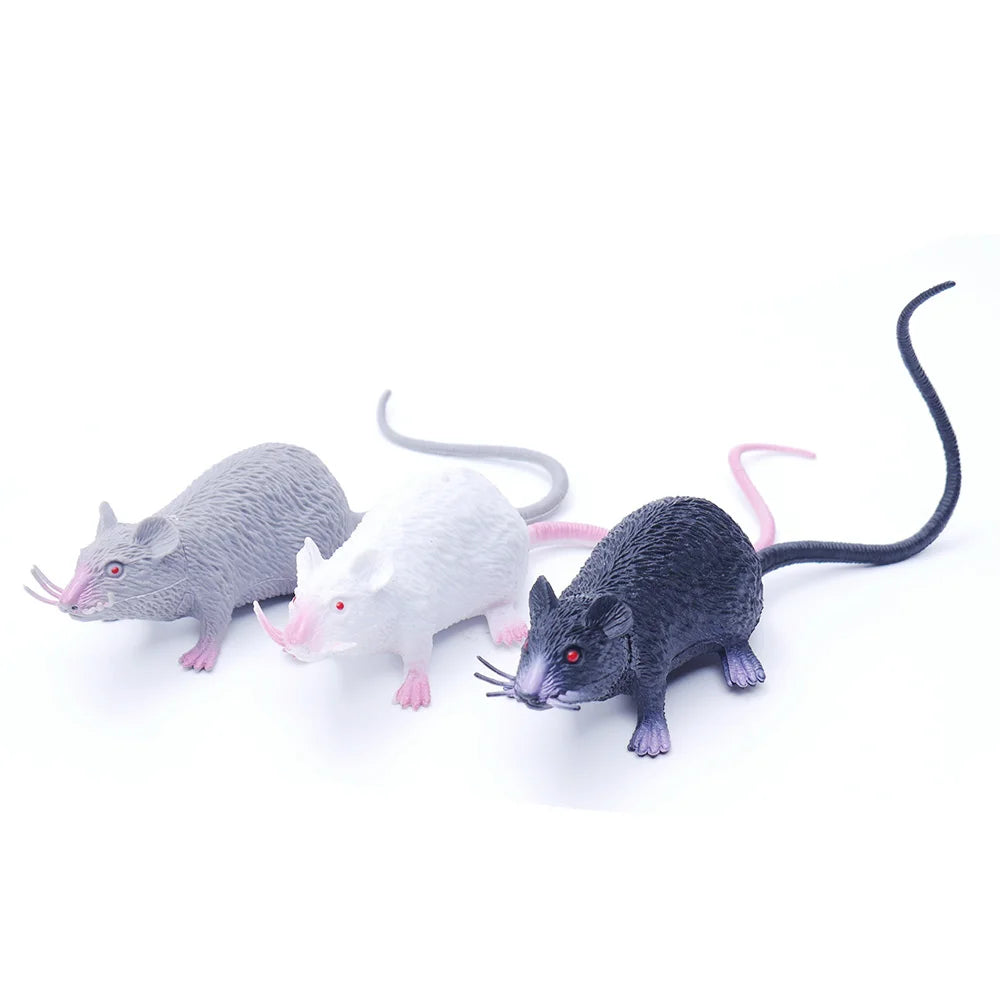 Lifelike Fake Rat Prank Toy | Halloween Novelty Mouse Prop