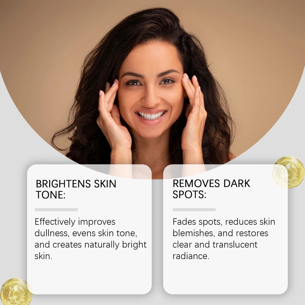 1PC Vitamin C Facial Serum Effectively Improves Dullness Lightens Spots and Reduces Skin Imperfections Oasis Select