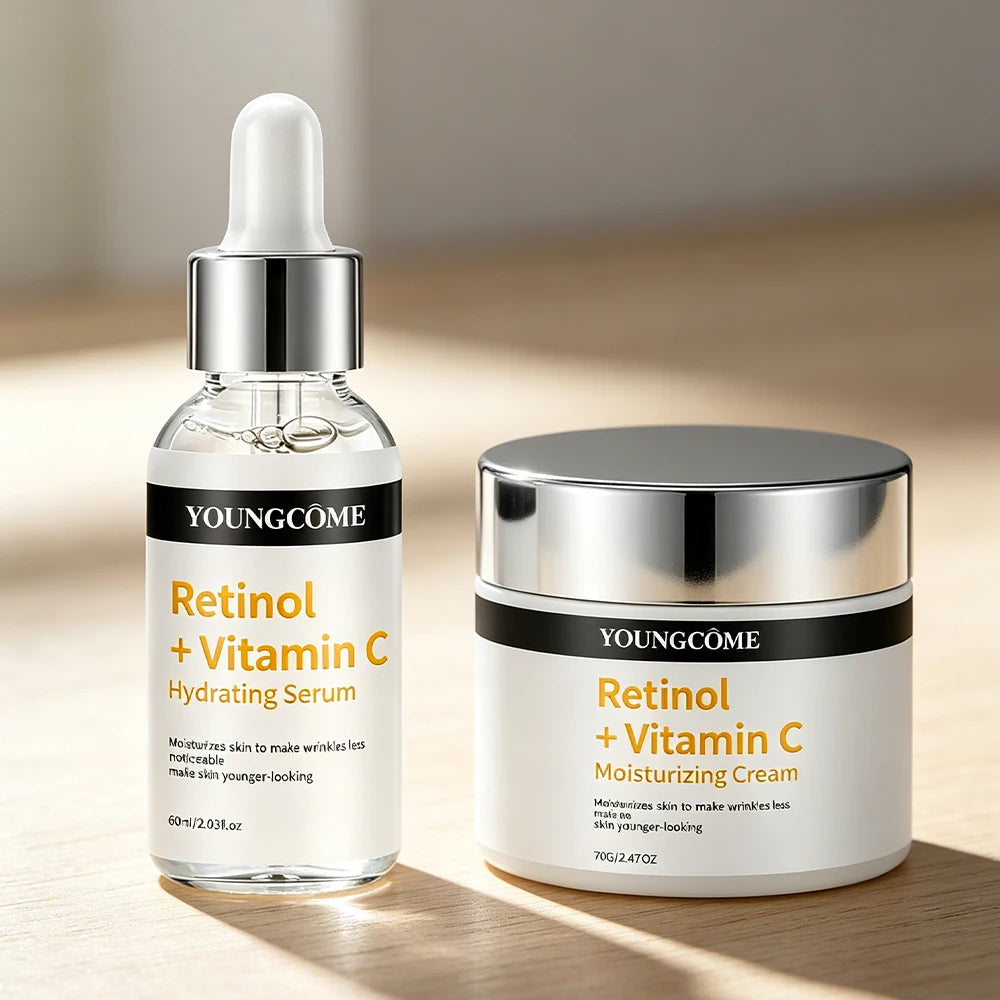YOUNGCOME Retinol & Vitamin C Hydrating Face Serum Cream Face Serum Cream Oasis Select