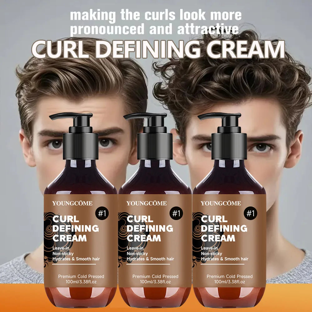 YOUNGCOME Curly Hair Styling Cream | Moisturizing Frizz Control Curl Styling Cream Oasis Select
