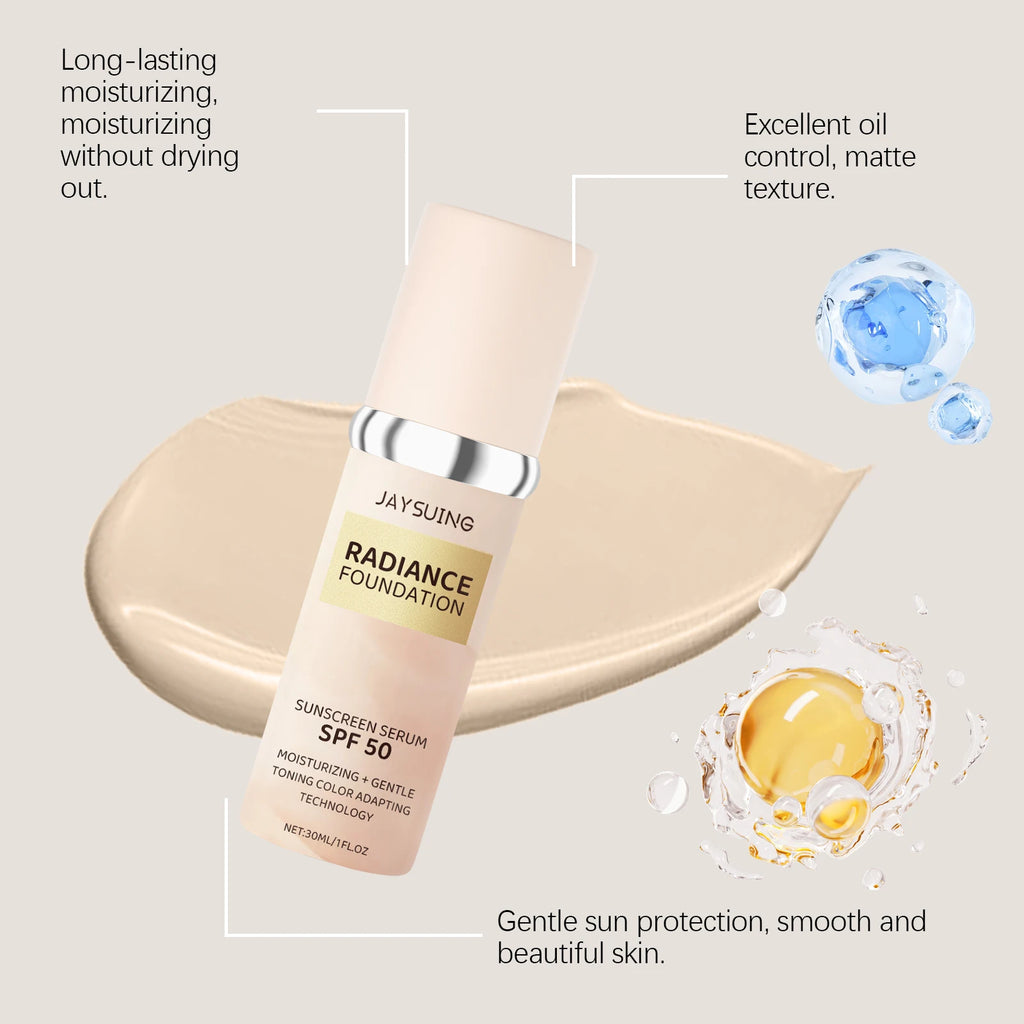 Concealer Liquid Foundation Moisturizes And Brightens The Face To Cover Acne Spots Fade Base Makeup Without Removing Makeup Oasis Select