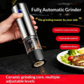 Electric Salt & Pepper Grinder – Rechargeable Adjustable Mill