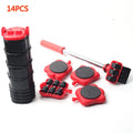 Heavy Duty Furniture Lifting & Moving Tool Set with Sliders Furniture Moving Tool Oasis Select Red 14Pcs