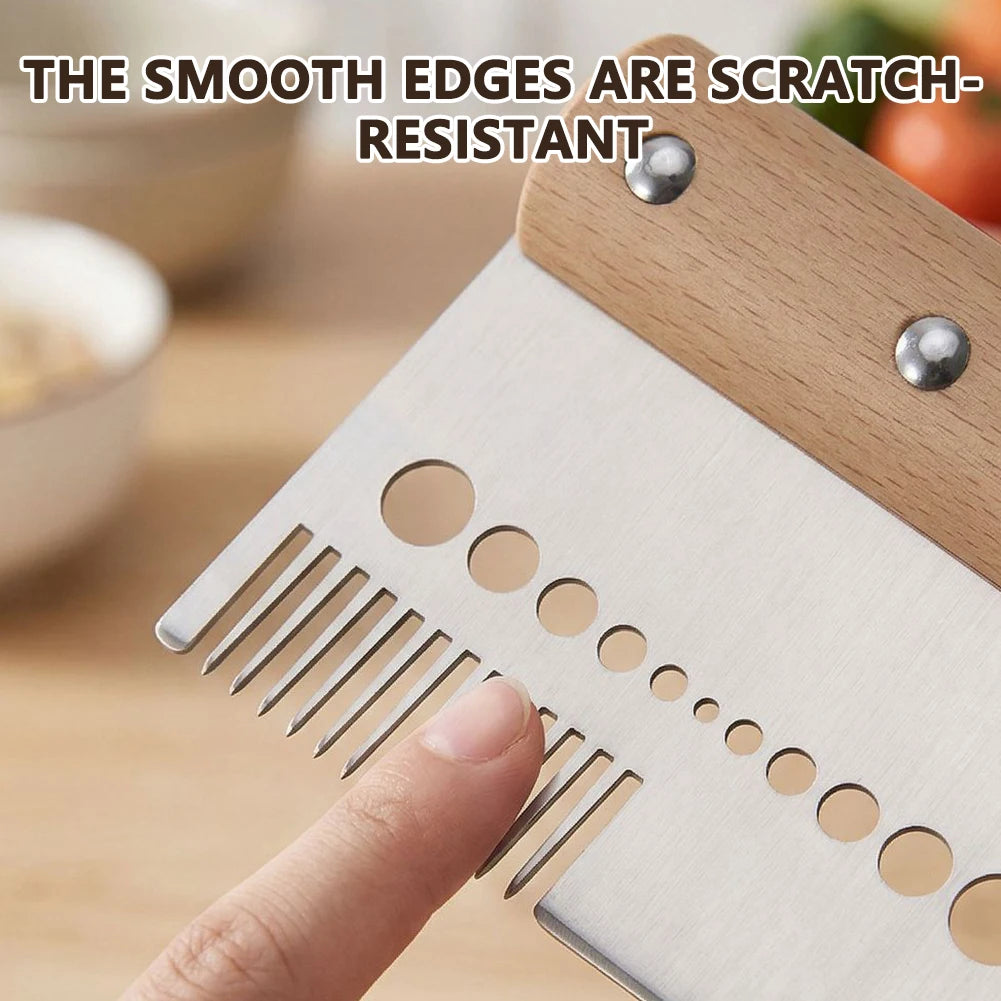 Multi-Blade Scallion Shredder | 304 Stainless Steel Julienne Tool