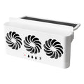 Solar Car Exhaust Fan with 3 Air Outlets Car Radiator Cooling Fan Eliminate Peculiar Smell Auto Ventilation Fan for All Cars Oasis Select White spain