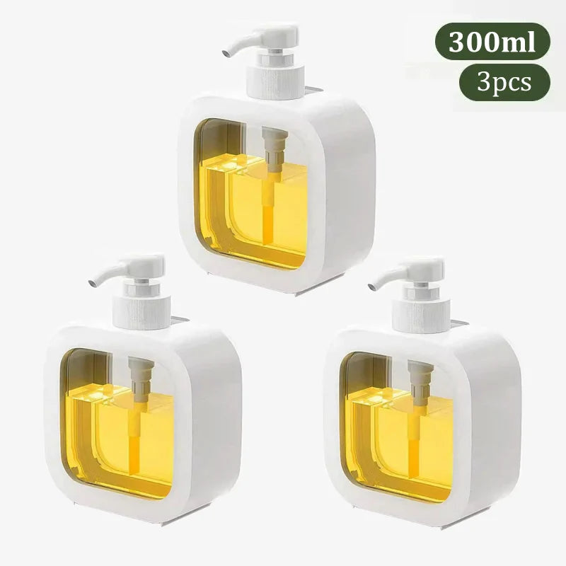 Refillable Soap Dispenser 300/500ml Pump Bottle | Bath & Travel