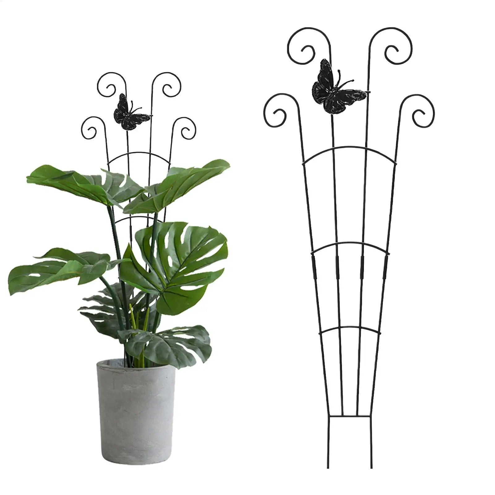 Climbing Plant Trellis Garden Support Cages For Flowers Plants Support Frame Trellis Climbing DIY Flower Vines Pot Stand Oasis Select