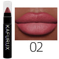 KAFURUX 15-Color Velvet Matte Lip Liner Pencil | Waterproof