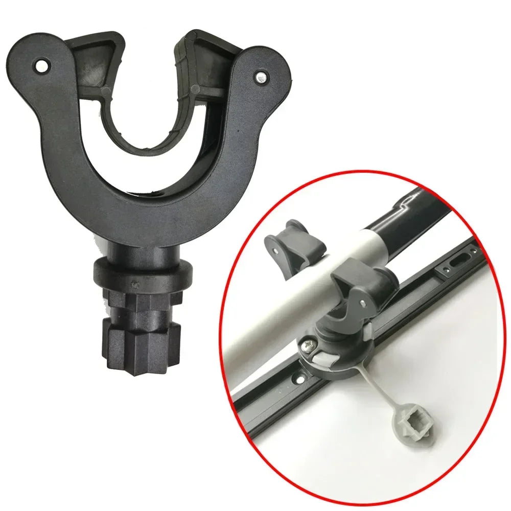 Inflatable Boat Kayak Paddle Holder Clip Track Mounted Oars Grip SUP Leash Plug Adapter Oasis Select