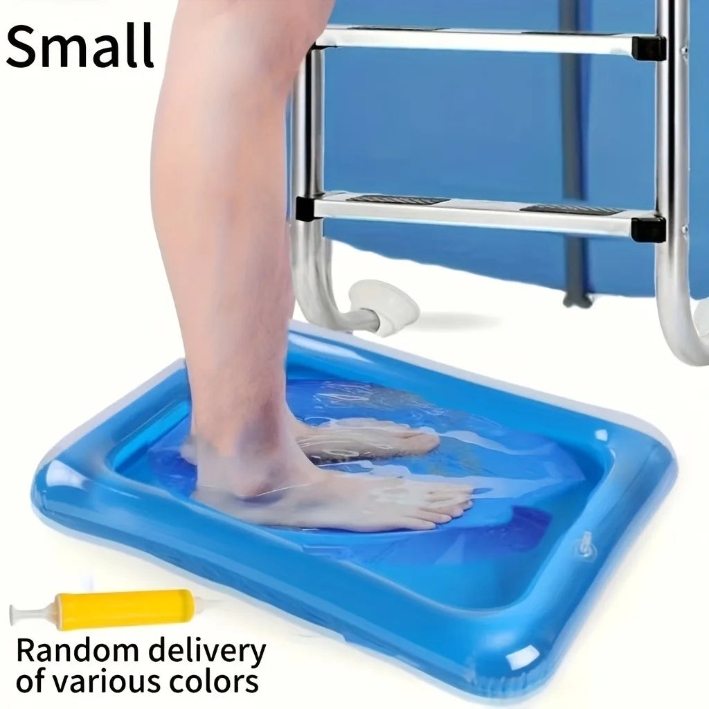 1pc Portable Foldable Pool Cleaning Basin, an Essential for Pool Maintenance Before Use, Can Also Be Used as a Foot Soaking Tub Oasis Select small
