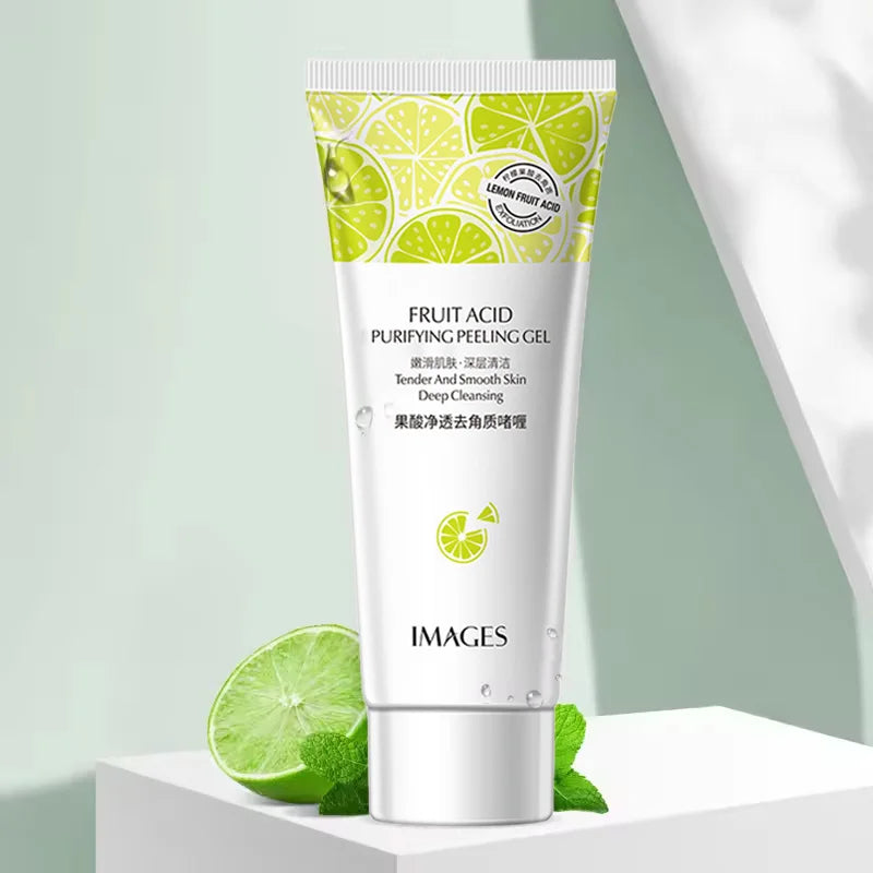 LGRAMER Fruit Acid Peeling Gel Face Scrub – Exfoliate & Glow
