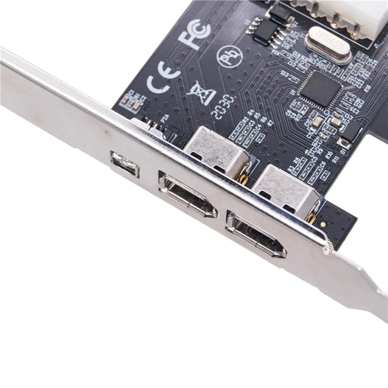 WISH PCI-E 1X 1394 4 Port DV HD Video Capture Card Firewire Card 800/400/200/100Mbps Supports Hot-Swapping For Desktop Oasis Select