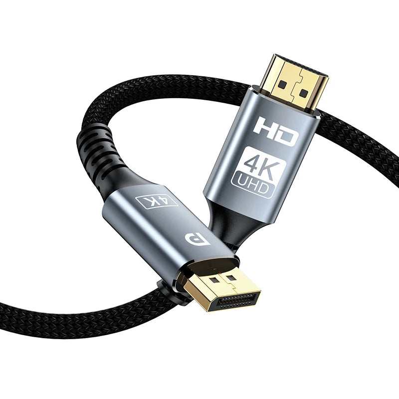 DisplayPort to HDMI Compatible Cable 4K 30Hz DP to HD Adapter Display Port Video Audio For PC Laptops TV Box Projector PS4 Oasis Select DP to HDMI 1.5m