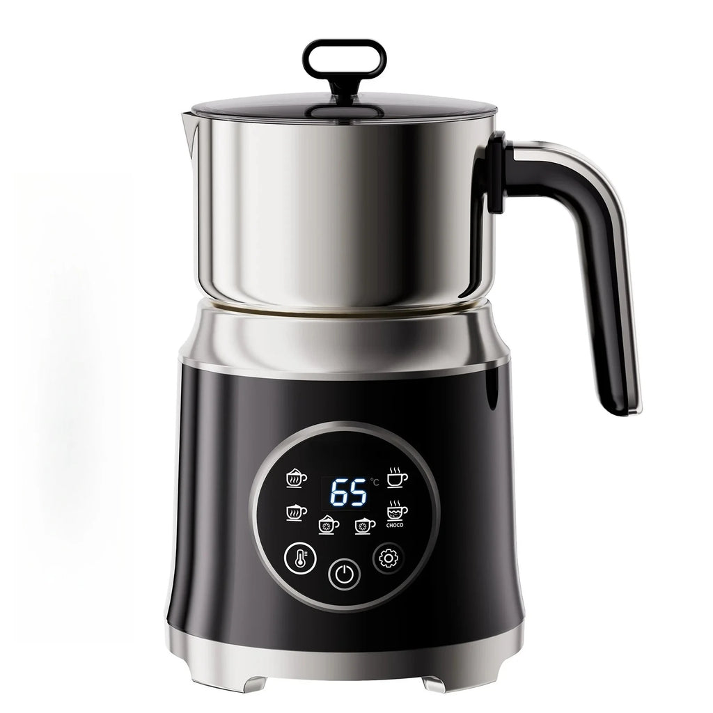 GUOHE 6-in-1 Electric Milk Frother & Steamer 1.2L | Hot & Cold