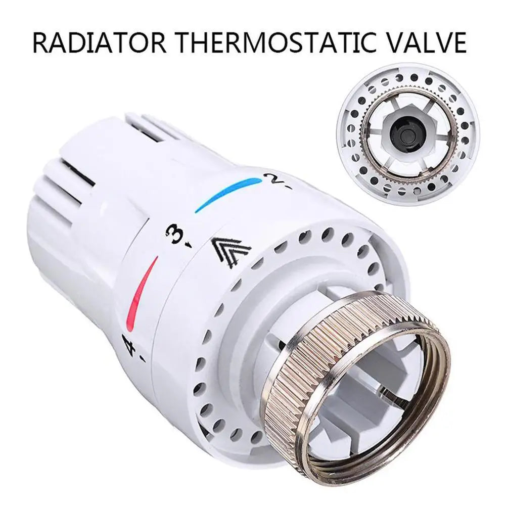 Radiator Thermostatic Control Valve Adjustable Floor Heating Temperature Control Thermostat Valve Thermostatic Radiator Valve Oasis Select