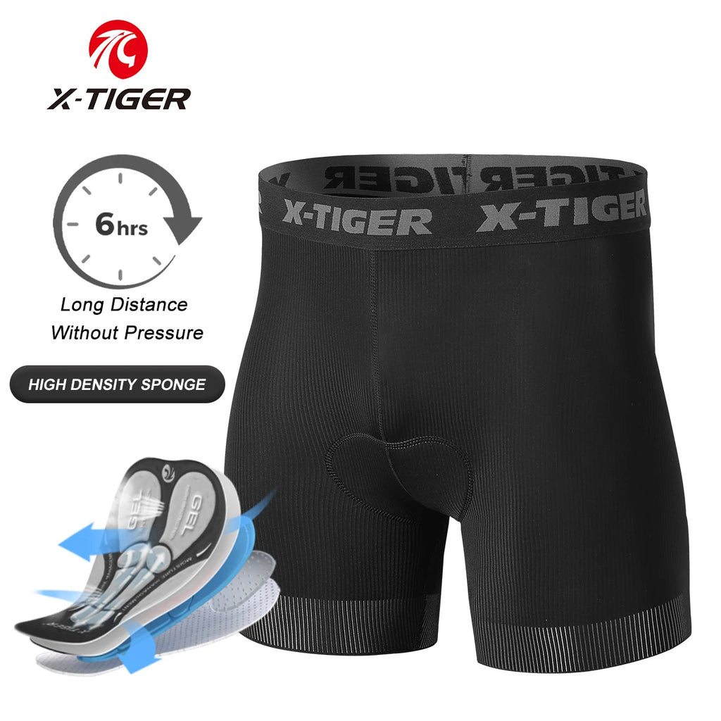 X-TIGER Cycling Shorts Breathable Mesh Cycling Underwear Gel Pad Shockproof MTB Bike Shorts Dropshipping Bicycle Underwear Oasis Select XM-DNK-37802 S