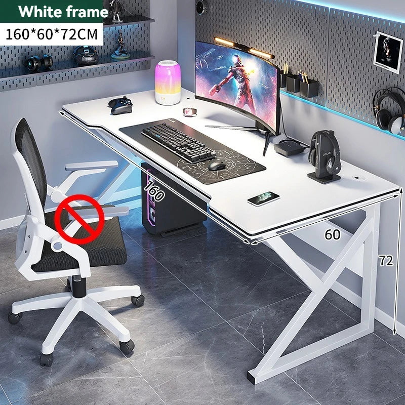 Computer desk, home desk, student learning desk, simple gaming desk, e-sports desk, workbench, office desk Oasis Select Black Type E 1