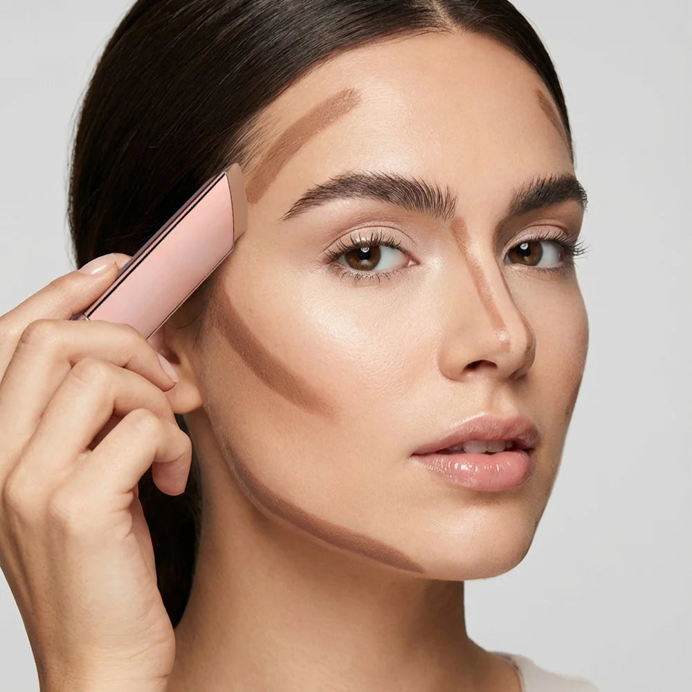 Cream Bronzer Stick and Contour Stick Bronzing Contouring Instant Highlights Dark Circles Face Contour Facial Foundation Makeup Oasis Select