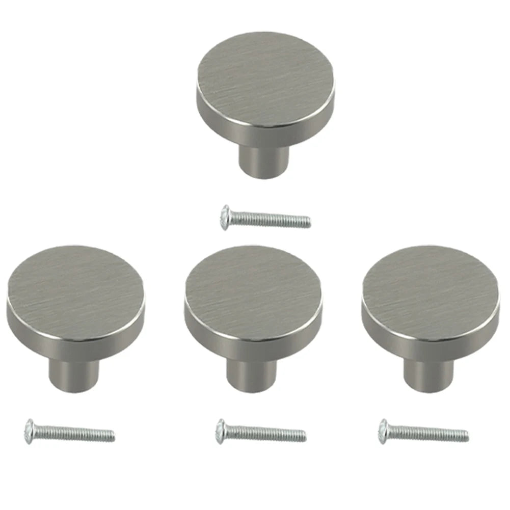 4/10pcs Cabinet Knobs Dresser Knobs Single Hole Round Handle Kitchen Cupboard Door Furniture Hardware Oasis Select 4PCS