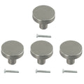4/10pcs Cabinet Knobs Dresser Knobs Single Hole Round Handle Kitchen Cupboard Door Furniture Hardware Oasis Select 4PCS