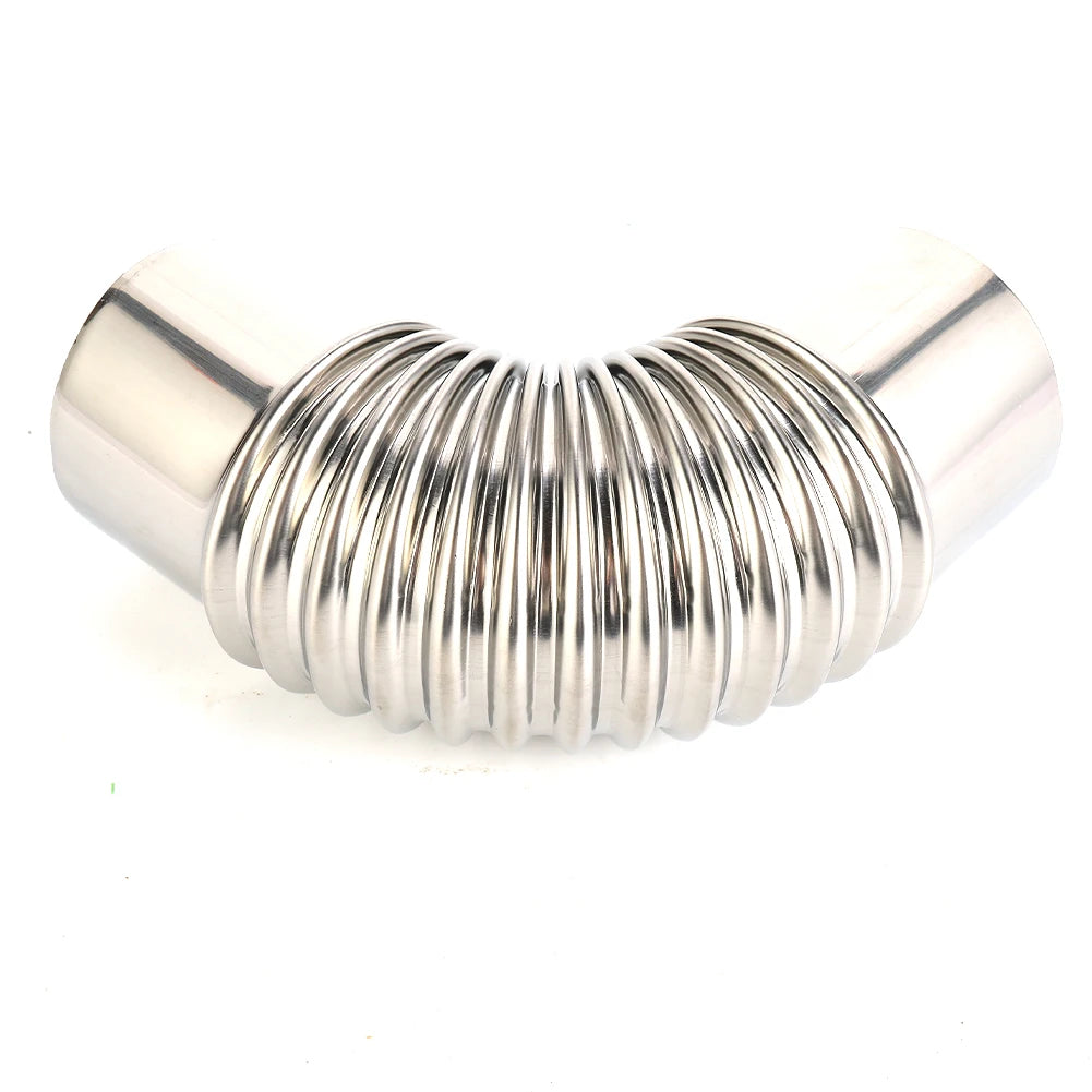 90° Stainless Steel Flue Elbow Pipe | 60/70/80mm Chimney Bend