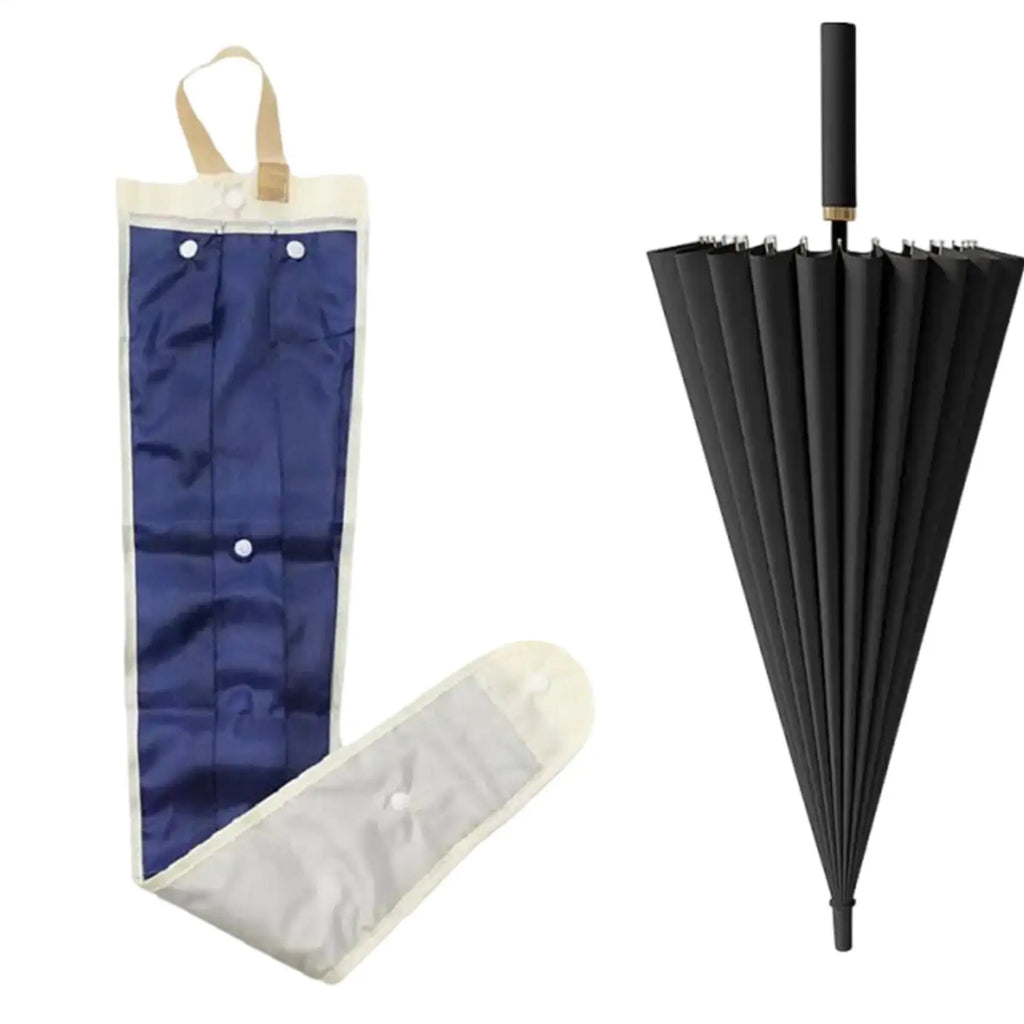 Wet Umbrella Bags Waterproof Umbrellas Sleeve Cover Keep Floor Dry Folding Reusable Storage Case for Travel Car Outdoor Wet Oasis Select
