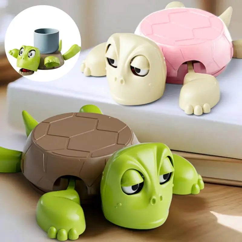 1pc Funny 3D Printed Turtle Coaster, Panicked Expression Decorative Cup Mat for Home Office, Heat Resistant Mug Holder for Desk Oasis Select