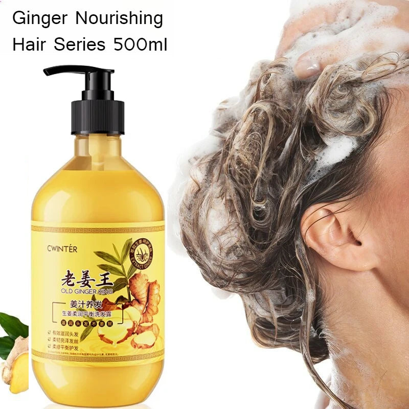 Ginger King Shampoo 500ml Soft and Balanced Smooth Hair Mask Hydrating Moisturizing Wash Kit Oasis Select hair mask