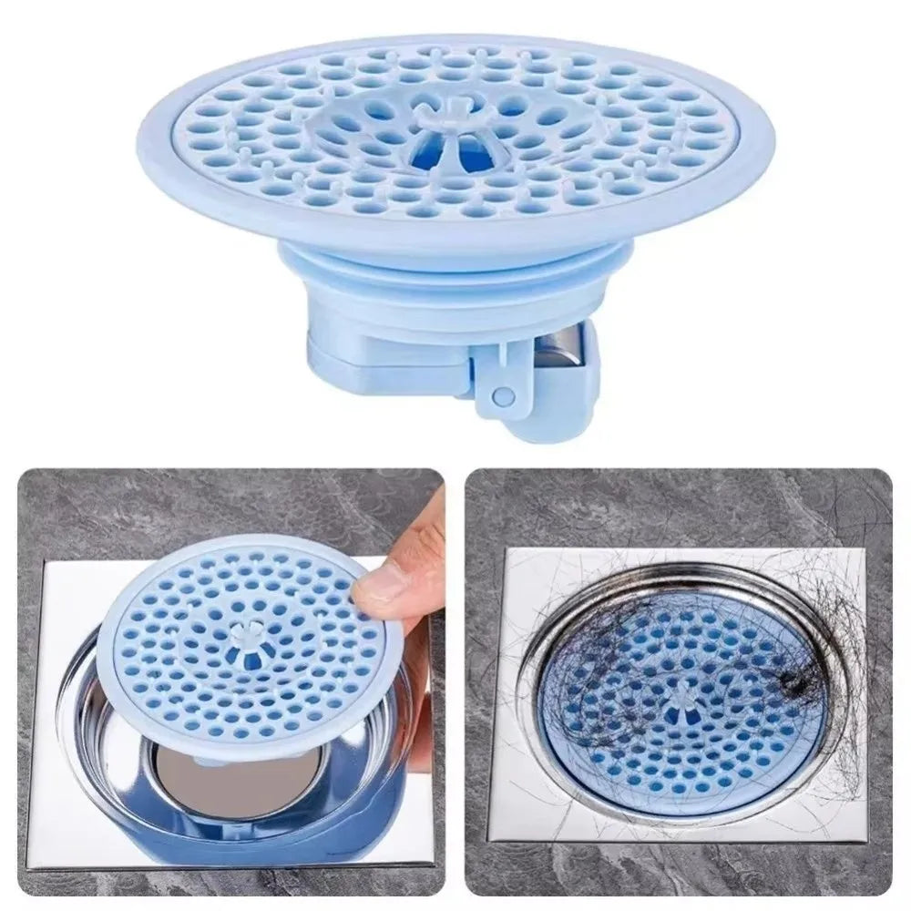 New Anti Odor Floor Drain Cover Insect Proof Strainer Sink Drain Core Hair Catcher Strainer Bathroom Sink Oasis Select