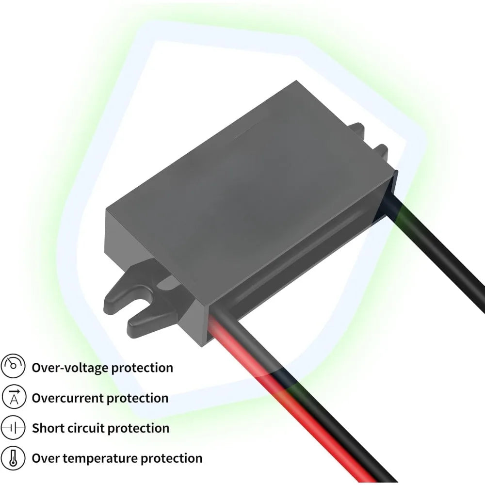 DC/DC 12V/24V Step Down To 5V USB Converter Quick Charge Buck Charging Module Buck Voltage Regulator Car Power Converter Adapter Oasis Select