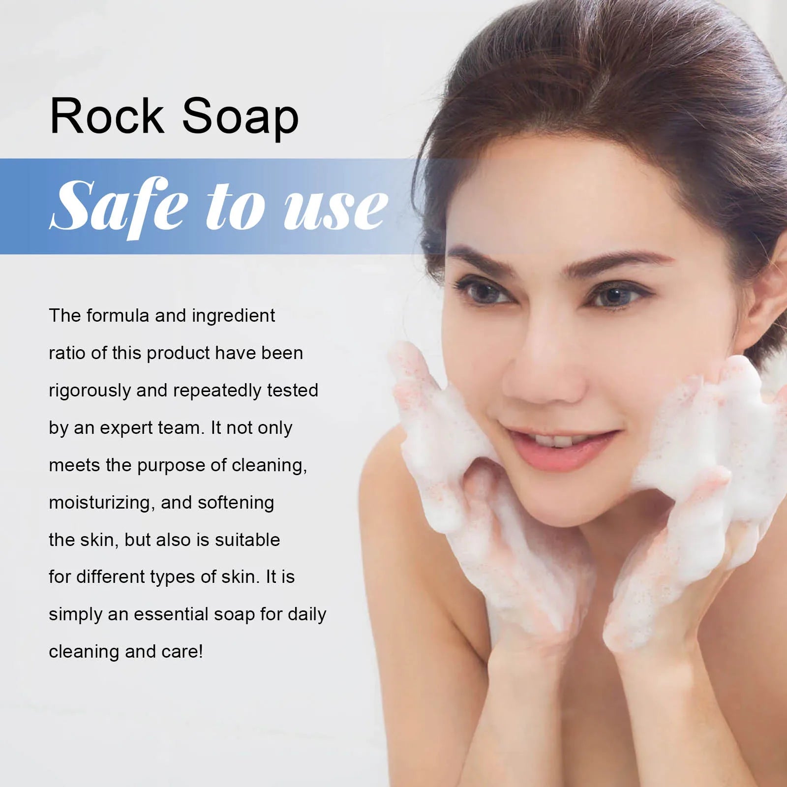 Rock Crystal Bath Soap 100g – Moisturizing Body Bar All Skin Types