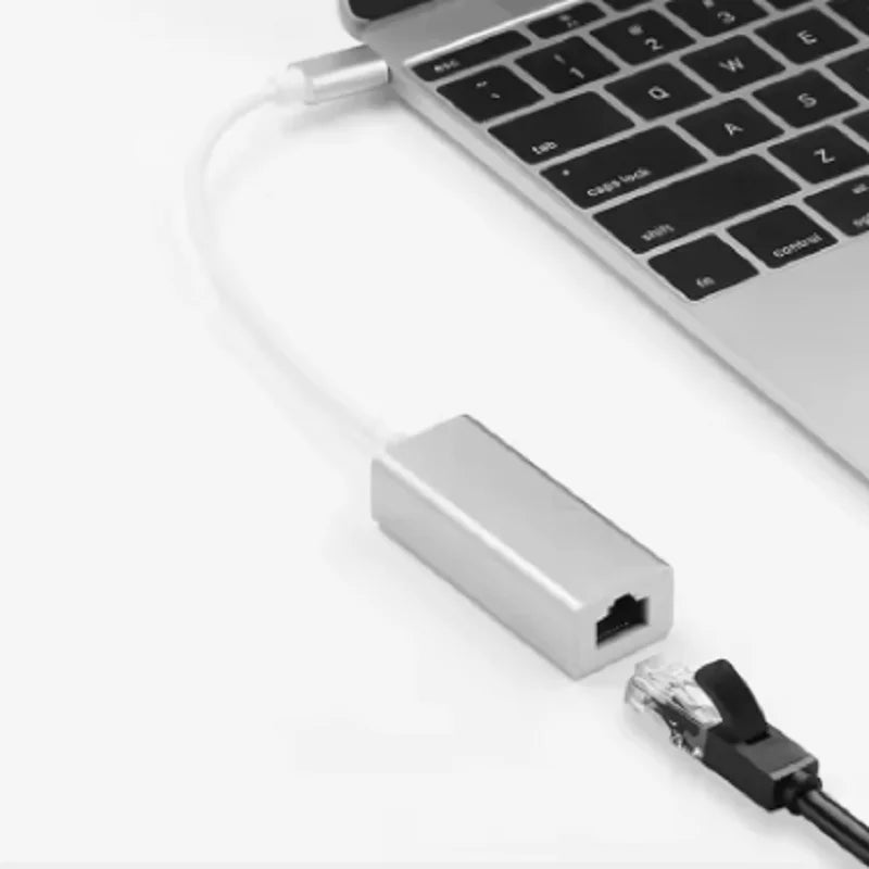 1000Mbps Ethernet Adapter Type c USB 2.0 to RJ45 100Mbps Network Card Ethernet Cable Splitter Extend Adapter for MacBook iPad Oasis Select