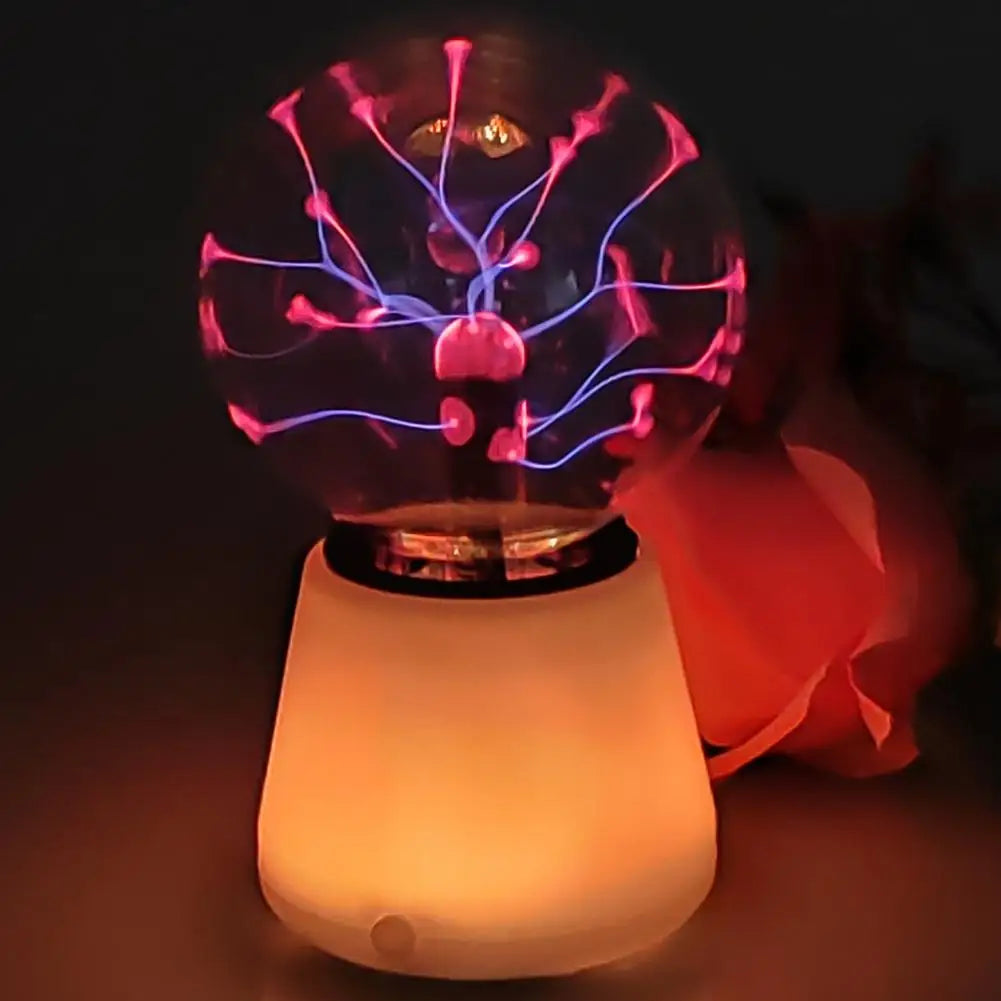 Plasma Ball Lamp Interactive Touch Lightning Globe Fun Lamp USB Powered 7 Color Changing Lights Mood Lighting Party Prop Oasis Select