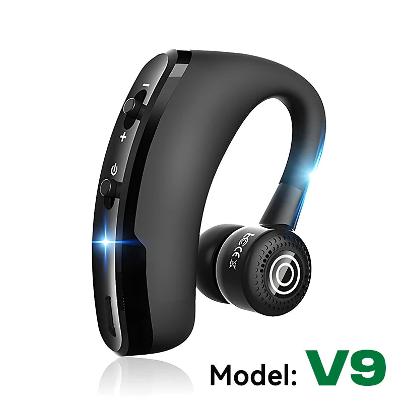 NEW V9 Bluetooth Earphone Long Standby Business Headphone HD Call Bluetooth Wireless Earbuds With MIC For iphone samsung Huawei Oasis Select V9